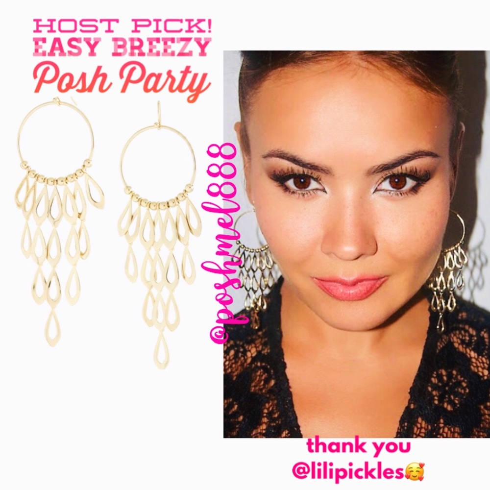 Stella & Dot | Exotically Gorgeous WHITE GOLD Vintage Retired Tigress Ea… - Picture 3 of 11